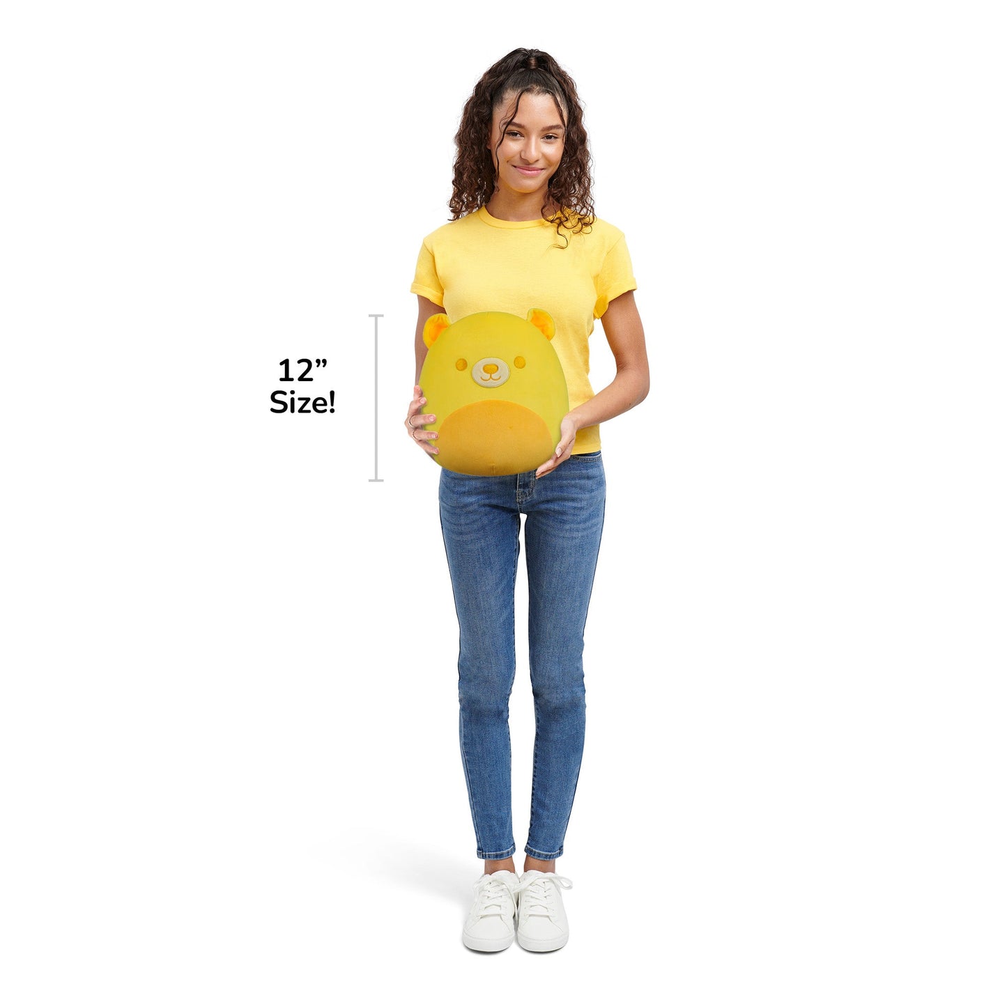 Squishmallows 12" Sozo the Neon Yellow Bear | Jazwares
