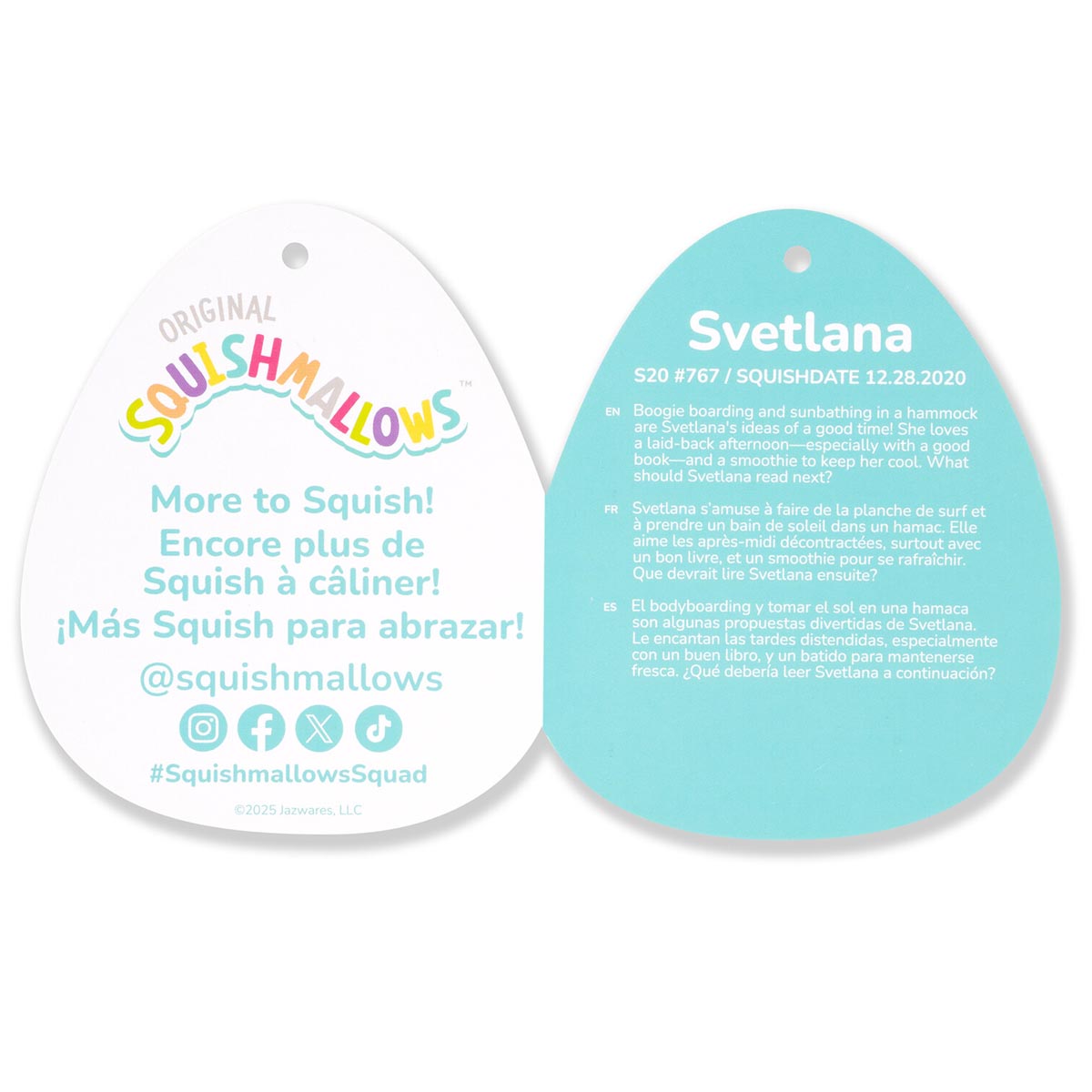 Squishmallows 20" Svetlana the Teal Caticorn Mermaid | Jazwares