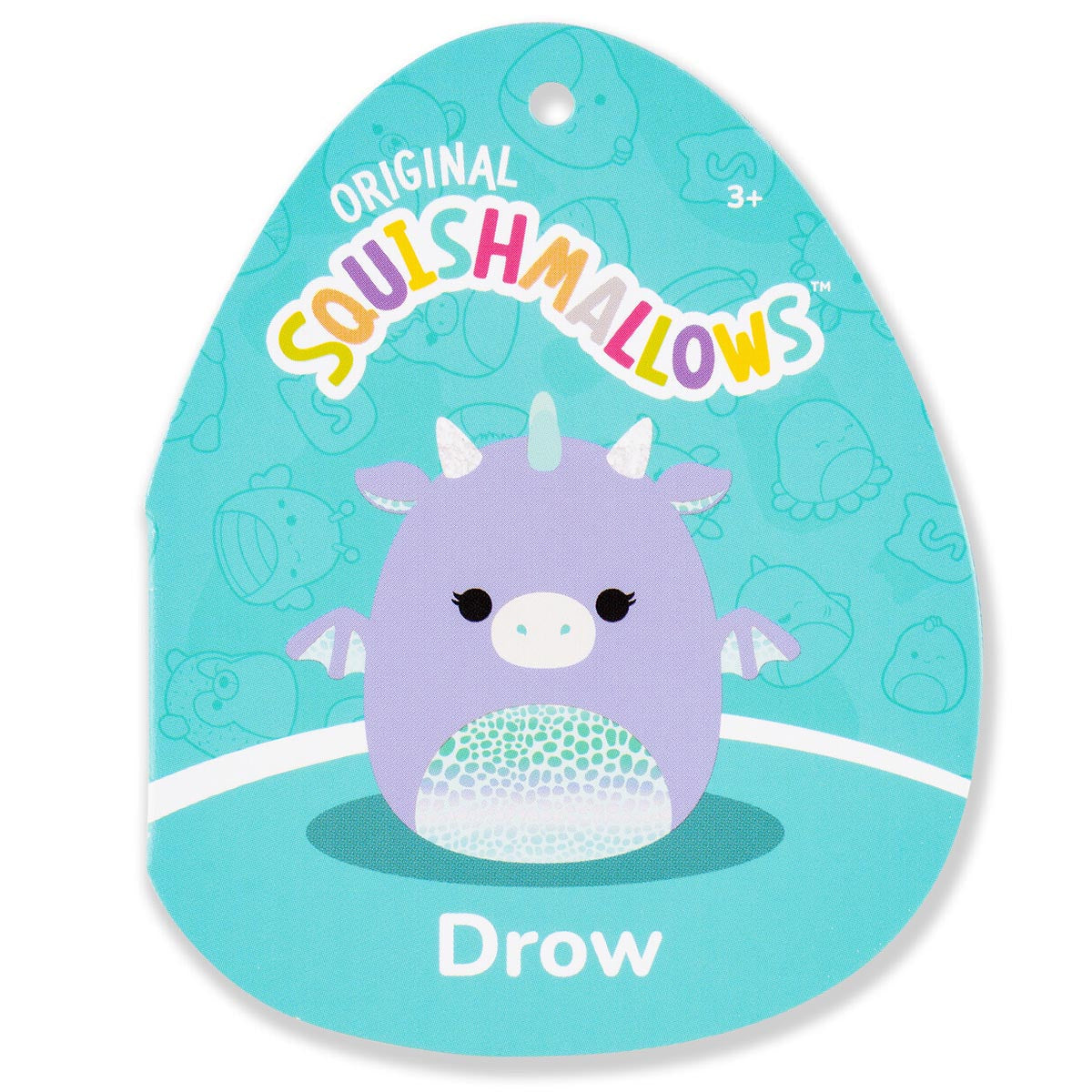 Squishmallows 12" Drow the Purple Dragon | Jazwares