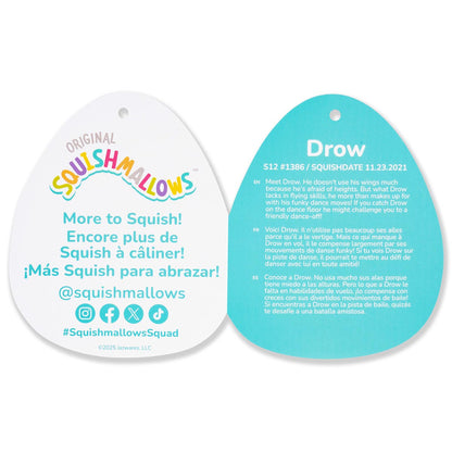 Squishmallows 12" Drow the Purple Dragon | Jazwares