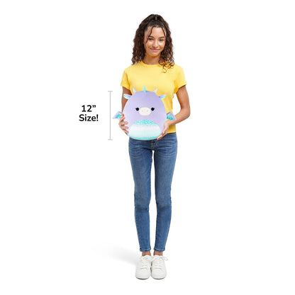 Squishmallows 12" Drow the Purple Dragon | Jazwares