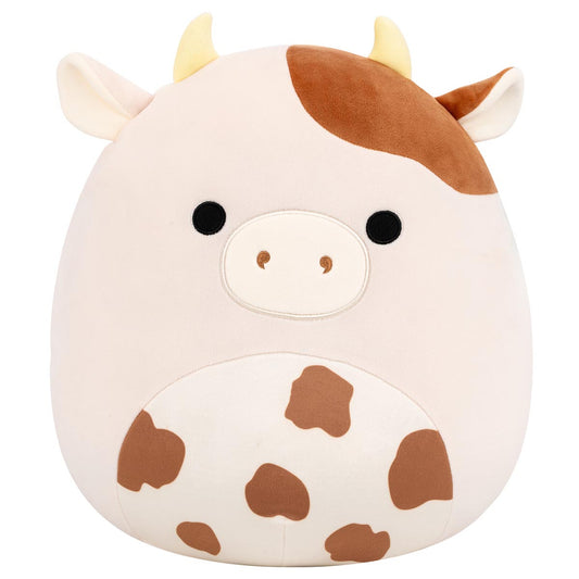 Squishmallows 14" Nightingale the Brown Cow with Spots | Jazwares