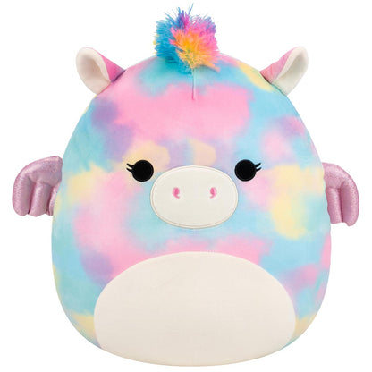 Squishmallows 14" Jaime the Rainbow Tie-Dye Pegasus | Jazwares