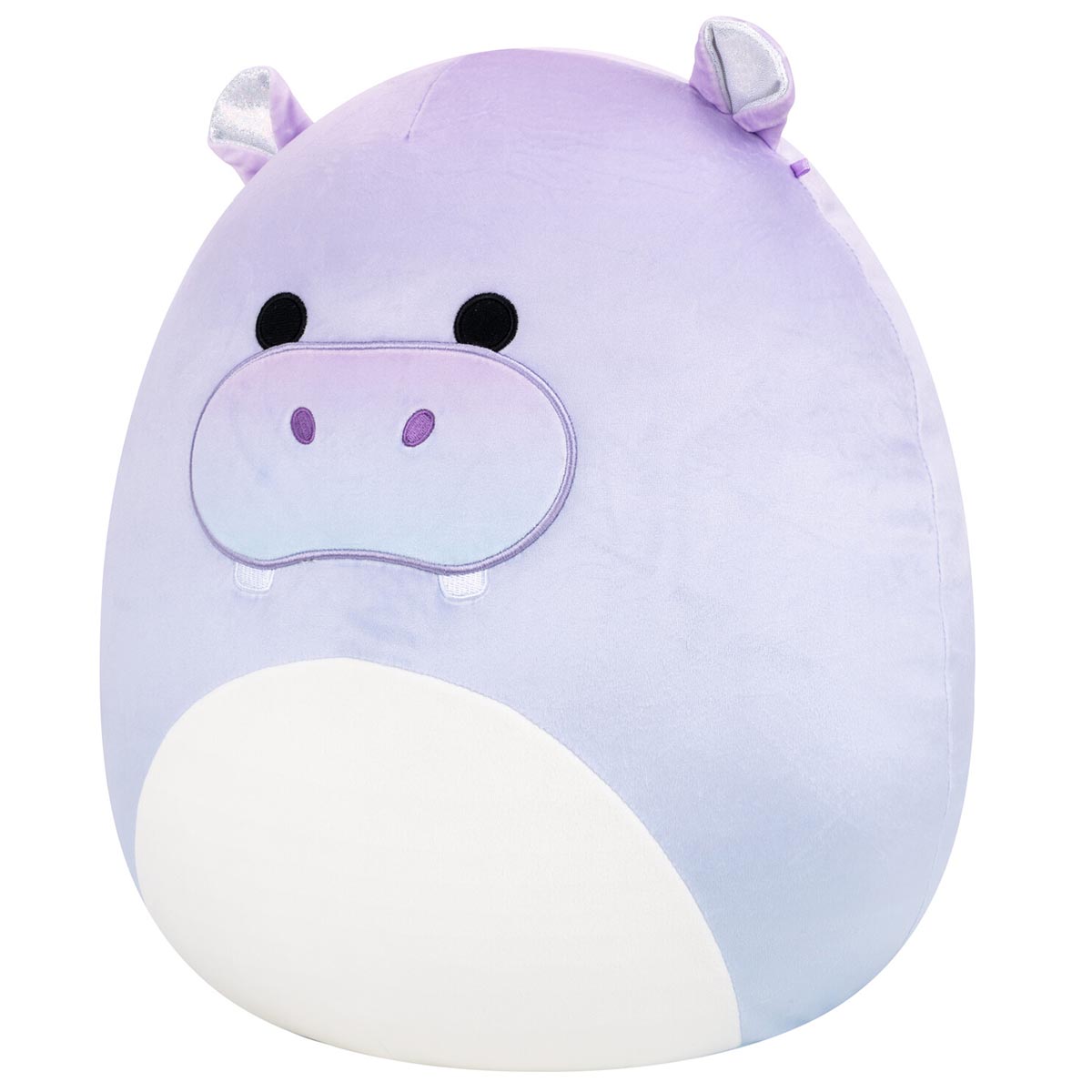 Squishmallows 14" Benedict the Purple Gradient Hippo with Sparkly Ears | Jazwares