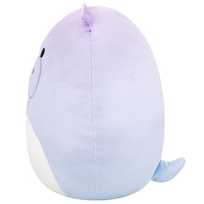 Squishmallows 14" Benedict the Purple Gradient Hippo with Sparkly Ears | Jazwares
