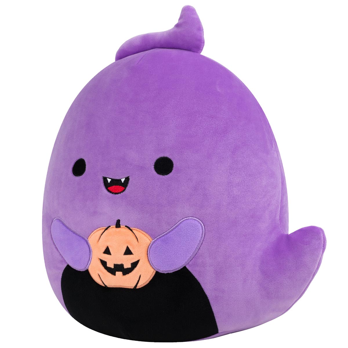 Squishmallows 12" Jordon the Purple Ghost Holding Jack O'Lantern | Jazwares