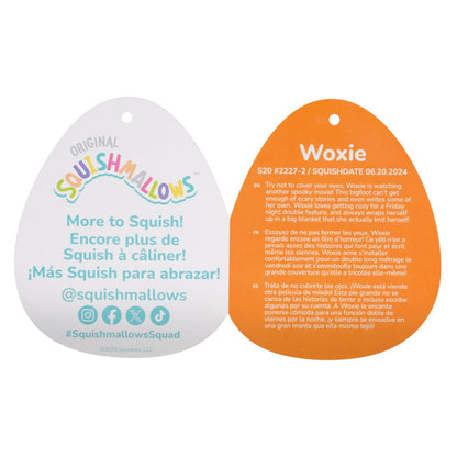 Squishmallows 20" Woxie the Magenta Bigfoot in Clown Costume | Jazwares