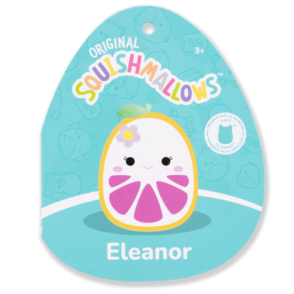 Squishmallows 5" Eleanor the Yellow Grapefruit | Jazwares