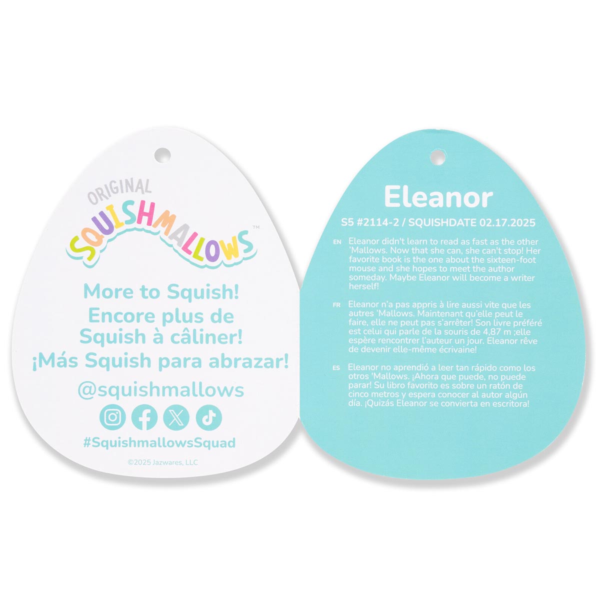 Squishmallows 5" Eleanor the Yellow Grapefruit | Jazwares