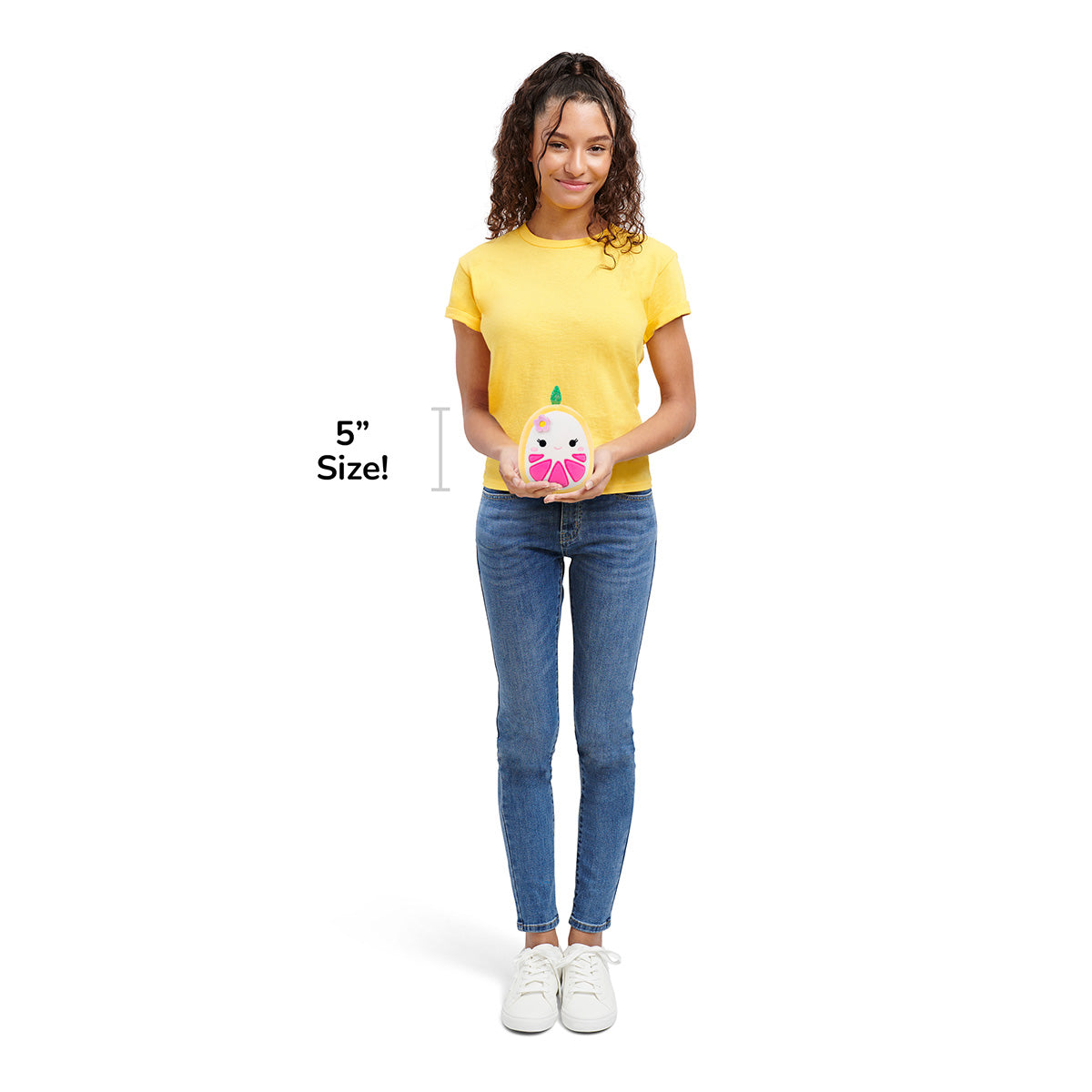Squishmallows 5" Eleanor the Yellow Grapefruit | Jazwares