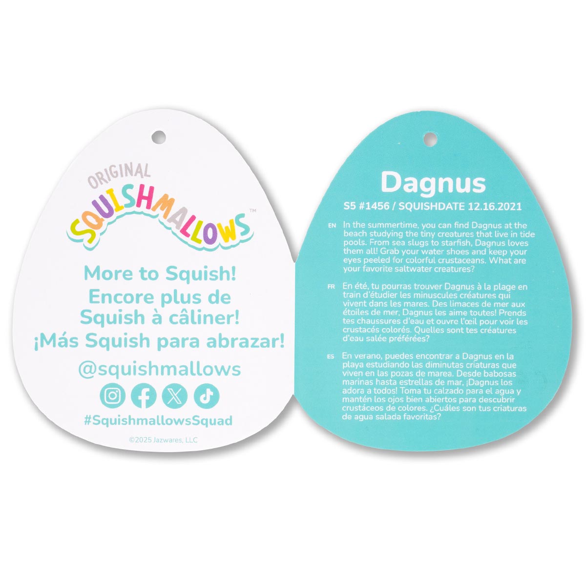 Squishmallows 5" Dagnus the Tan Highland Cow | Jazwares