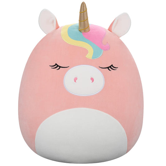 Squishmallows Ilene the Pink Unicorn With Rainbow Mane | Jazwares