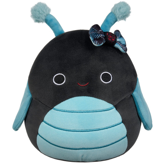Squishmallows 14" Celie the Teal and Black Grasshopper with Bow | Jazwares