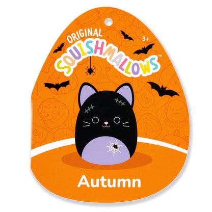 Squishmallows 8" Autumn the Black Cat with Purple Belly | Jazwares