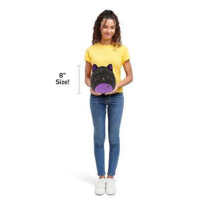 Squishmallows 8" Autumn the Black Cat with Purple Belly | Jazwares
