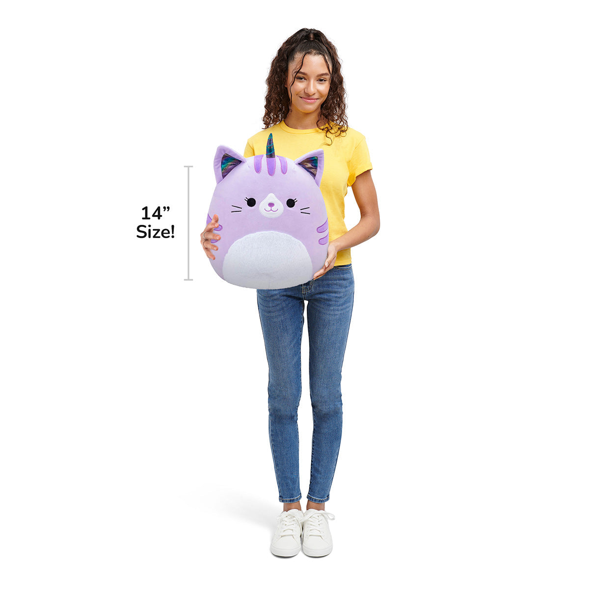 Squishmallows 14" Analea the Purple Caticorn | Jazwares