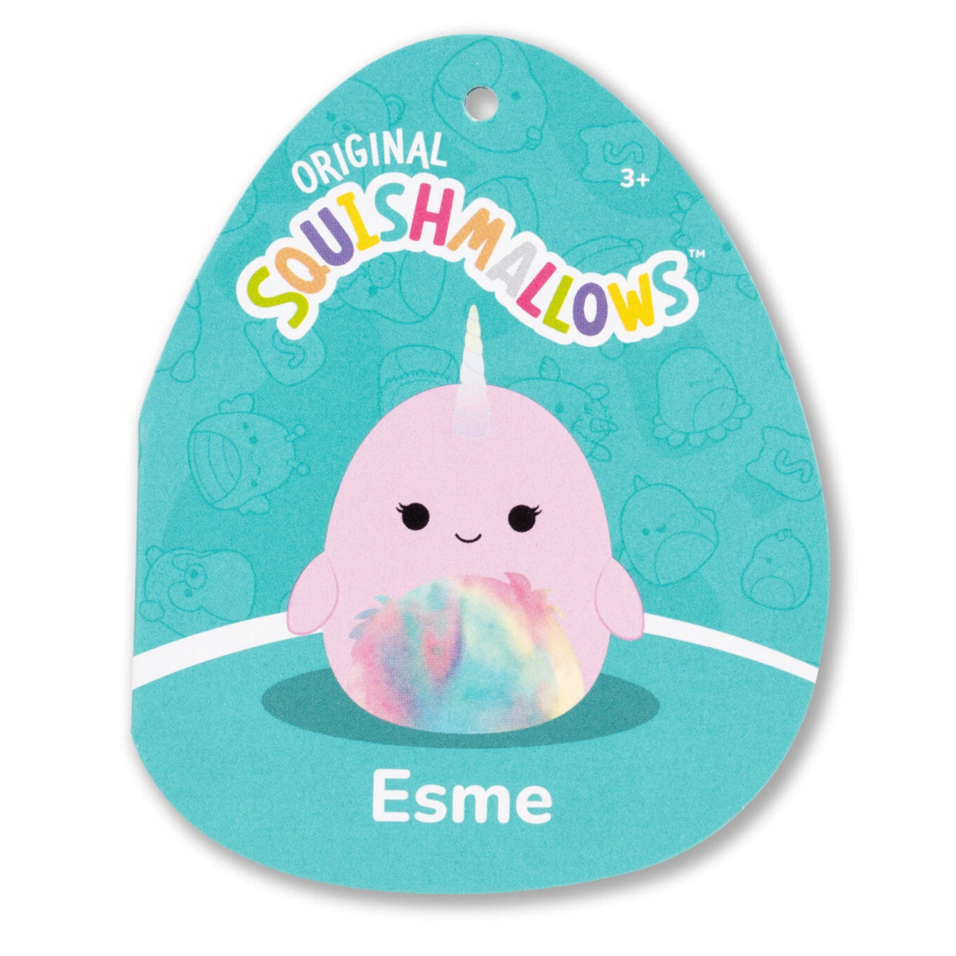 Squishmallows 20" Esme the Pink Narwhal | Jazwares