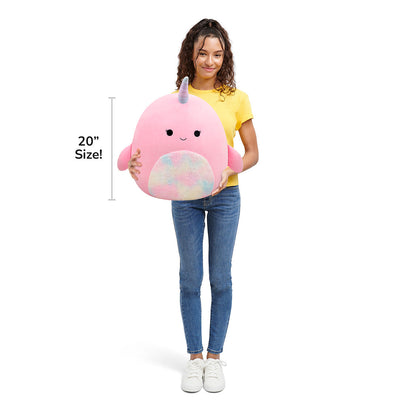 Squishmallows 20" Esme the Pink Narwhal | Jazwares