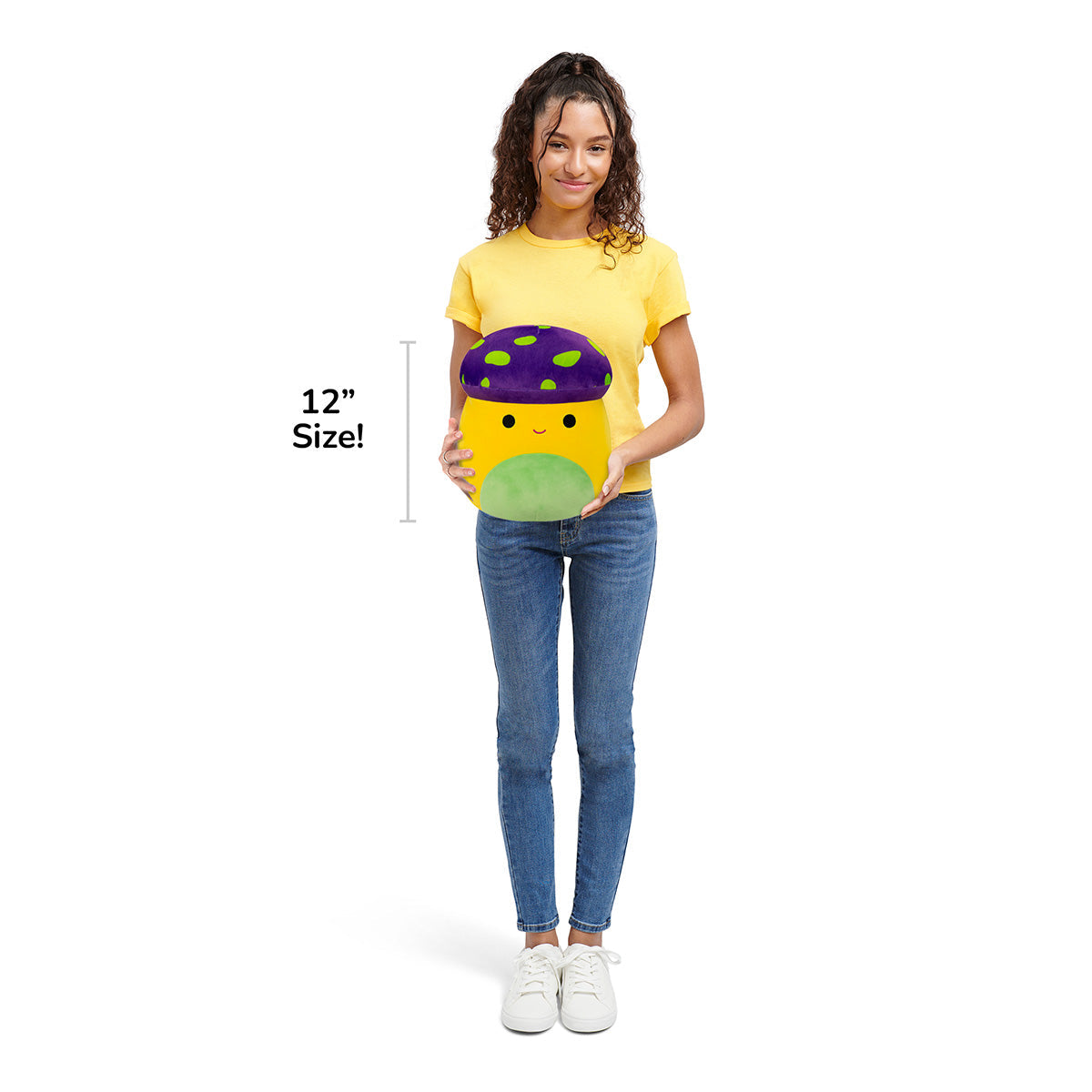 Squishmallows 12" Enid the Neon Yellow Mushroom | Jazwares