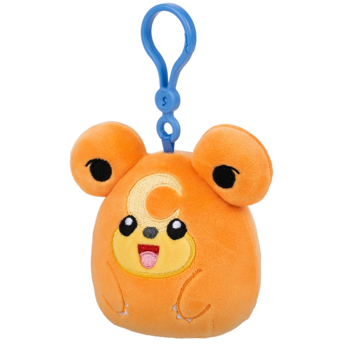 Squishmallows 3.5-Inch Pokémon Teddiursa Clip | Jazwares