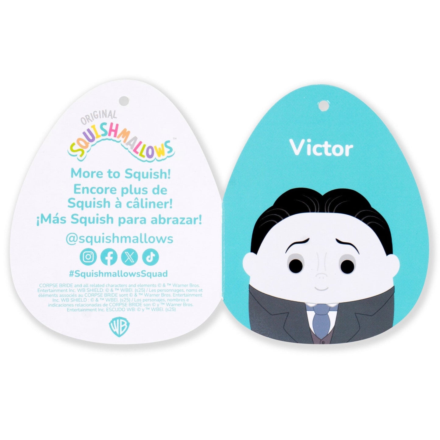 Squishmallows 8" Victor from Corpse Bride | Jazwares