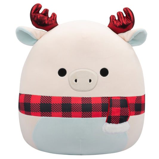 Squishmallows 16" Matthew the White Moose with Glitter Antlers | Jazwares