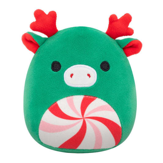 Squishmallows 5" Zumir the Green Moose with Peppermint Swirl Belly | Jazwares
