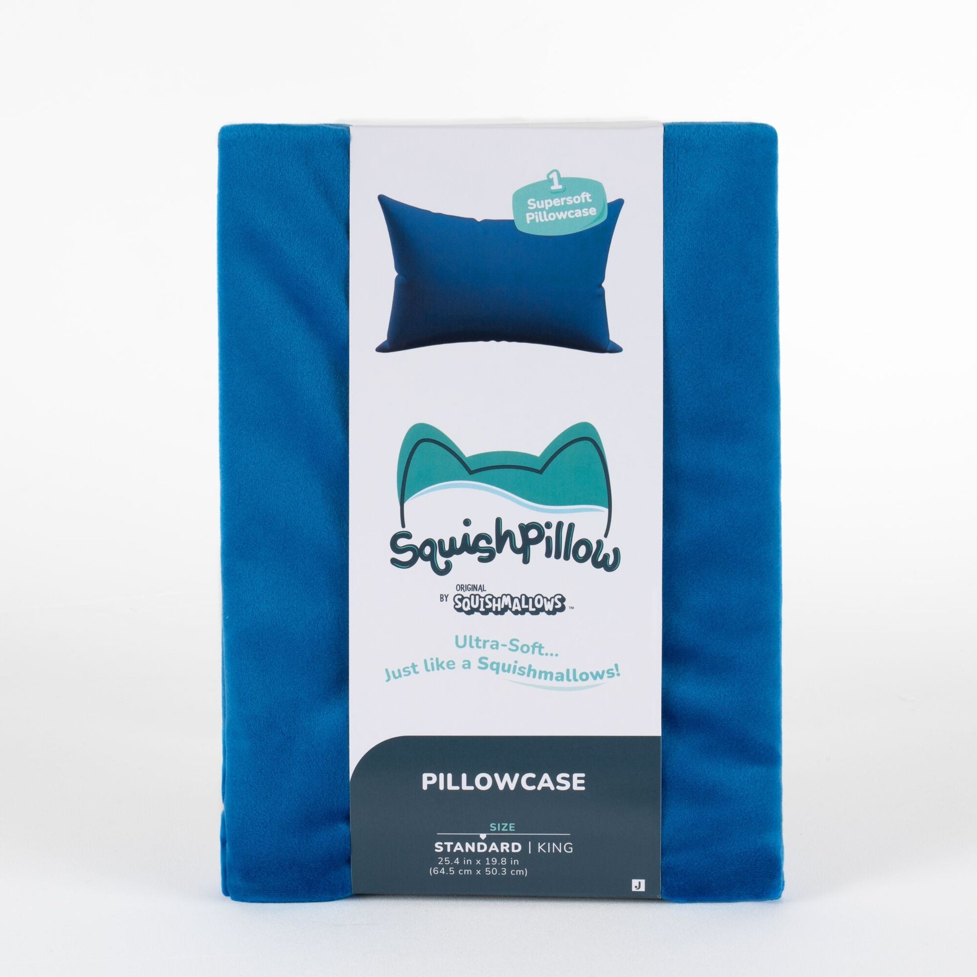 SquishPillow Pillowcase Solid Slumber Navy | Jazwares