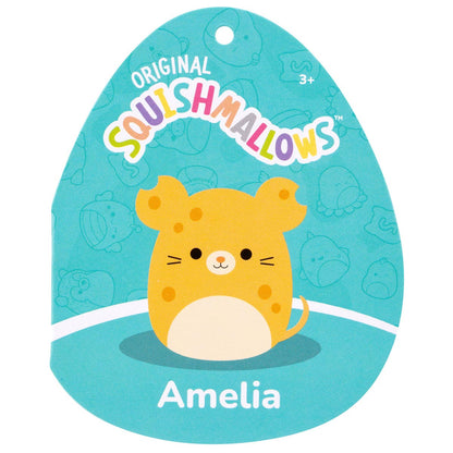 Squishmallows 8" Amelia the Yellow Cheese Mouse | Jazwares