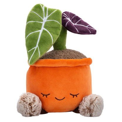 Greenhouse by Russ 12" Black Velvet Alocasia Plant Plush | Jazwares