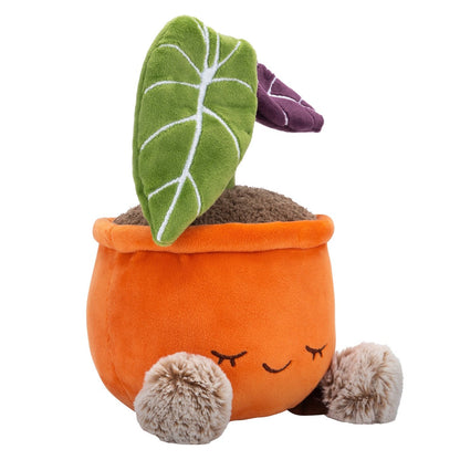 Greenhouse by Russ 12" Black Velvet Alocasia Plant Plush | Jazwares