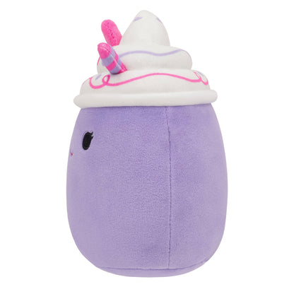Squishmallows 5" Cheksa the Purple Valentine's Day Drink | Jazwares
