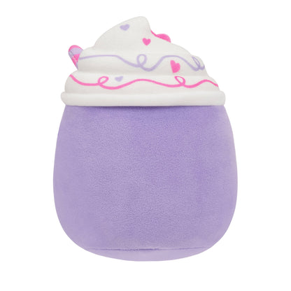Squishmallows 5" Cheksa the Purple Valentine's Day Drink | Jazwares