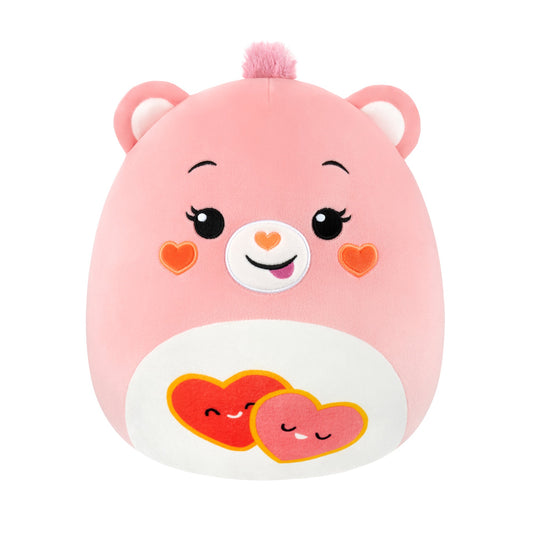 Squishmallows Care Bears 12" Love-a-lot Bear | Jazwares
