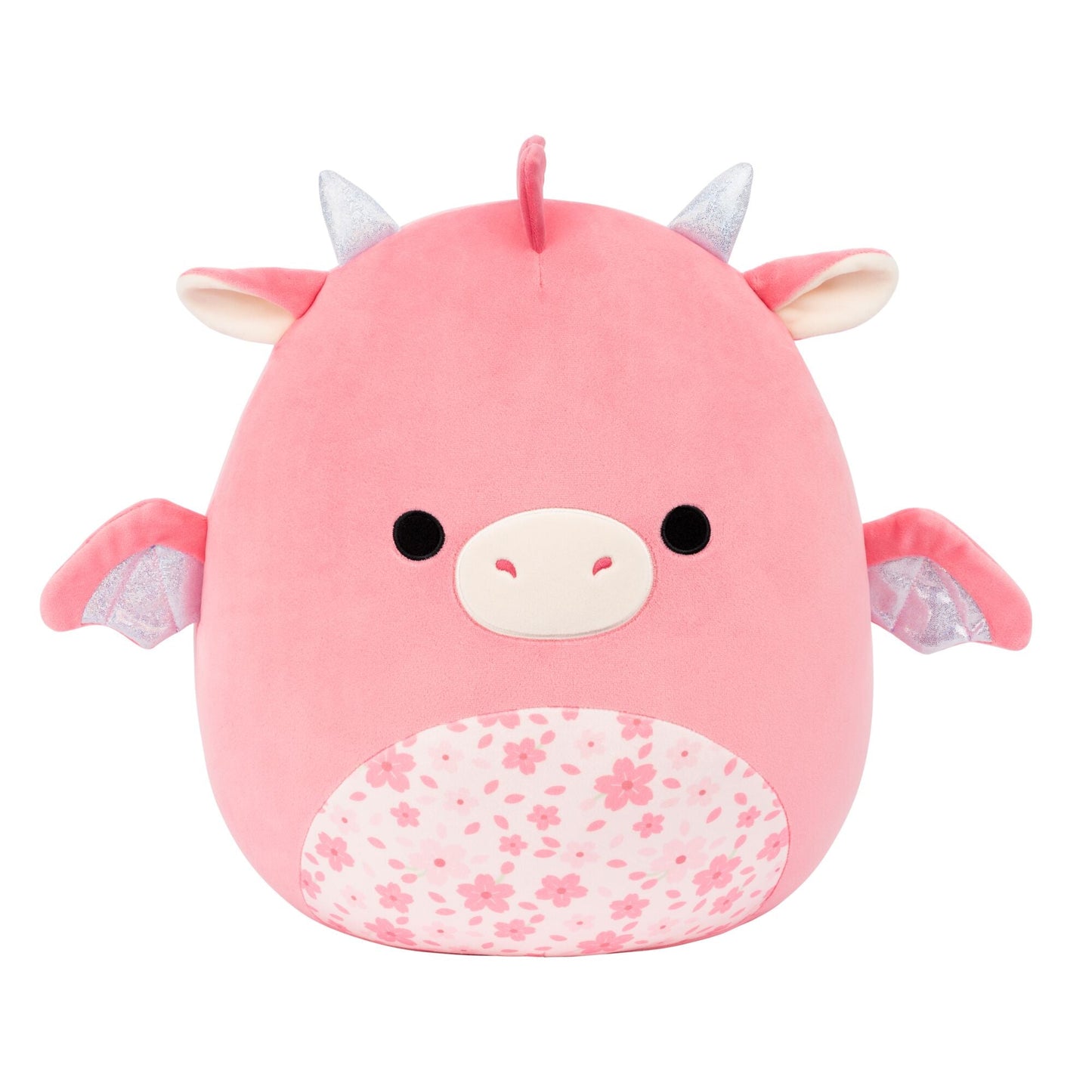 Squishmallows 14" Aegi the Pink Dragon with Sakura Print Belly | Jazwares
