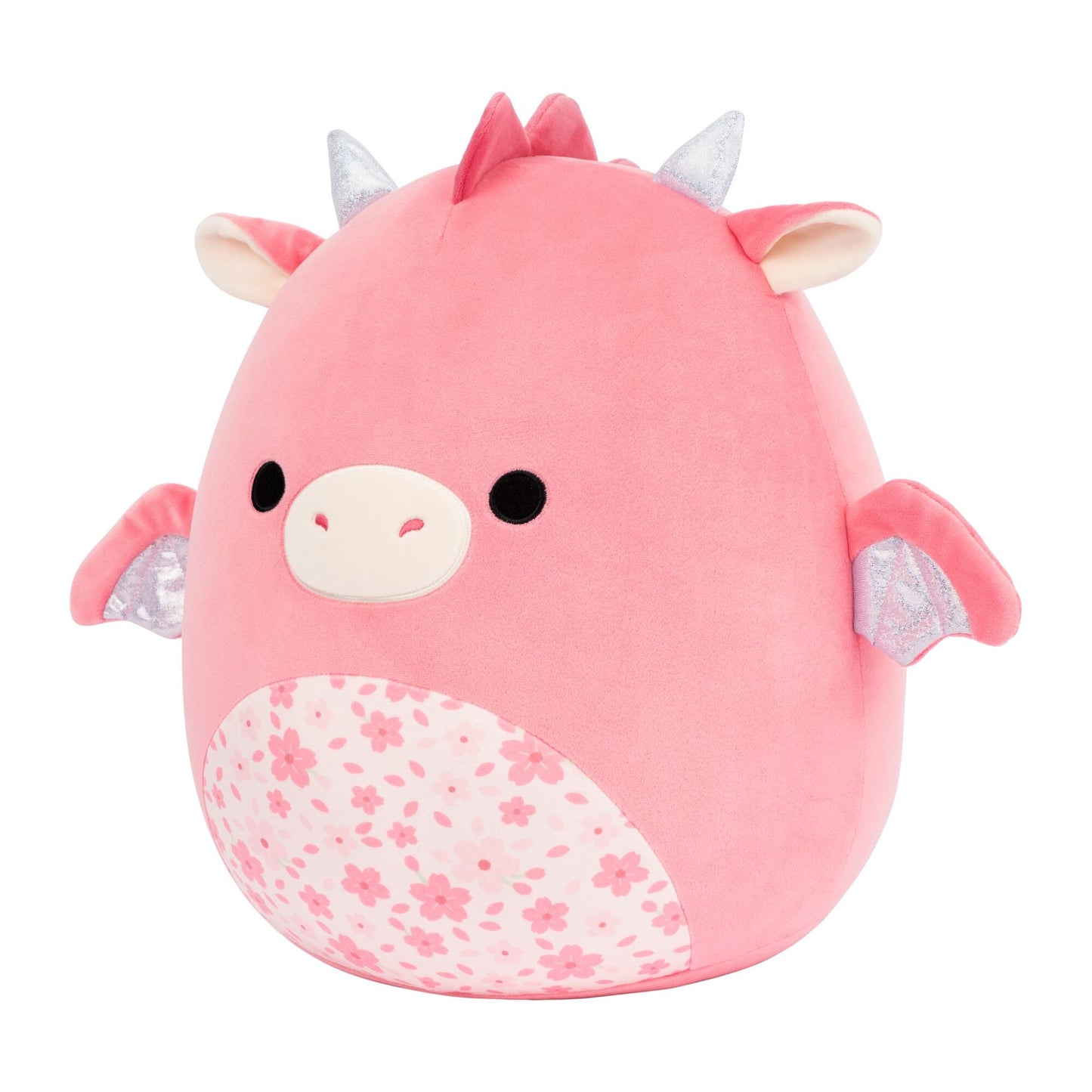 Squishmallows 14" Aegi the Pink Dragon with Sakura Print Belly | Jazwares