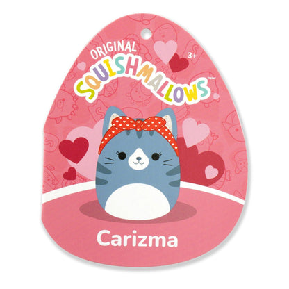 Squishmallows 5" Carizma the Blue Tabby Cat with Headband | Jazwares