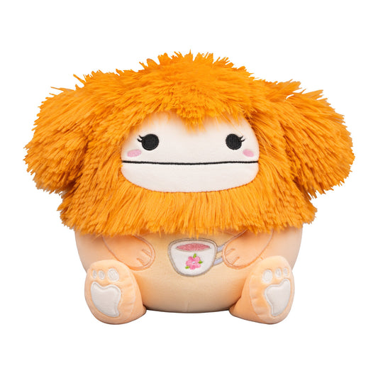 Squishmallows 8" Shasta the Peach Bigfoot Holding Teacup | Jazwares