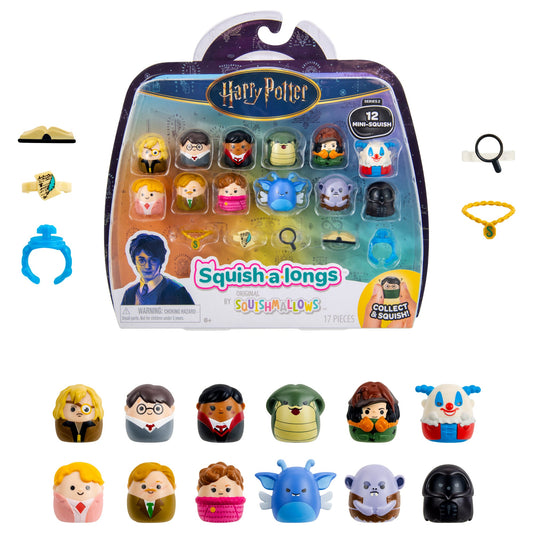 Squish-a-longs “Harry Potter” Mini-Squish Defense Against the Dark Arts 12-Pack | Jazwares
