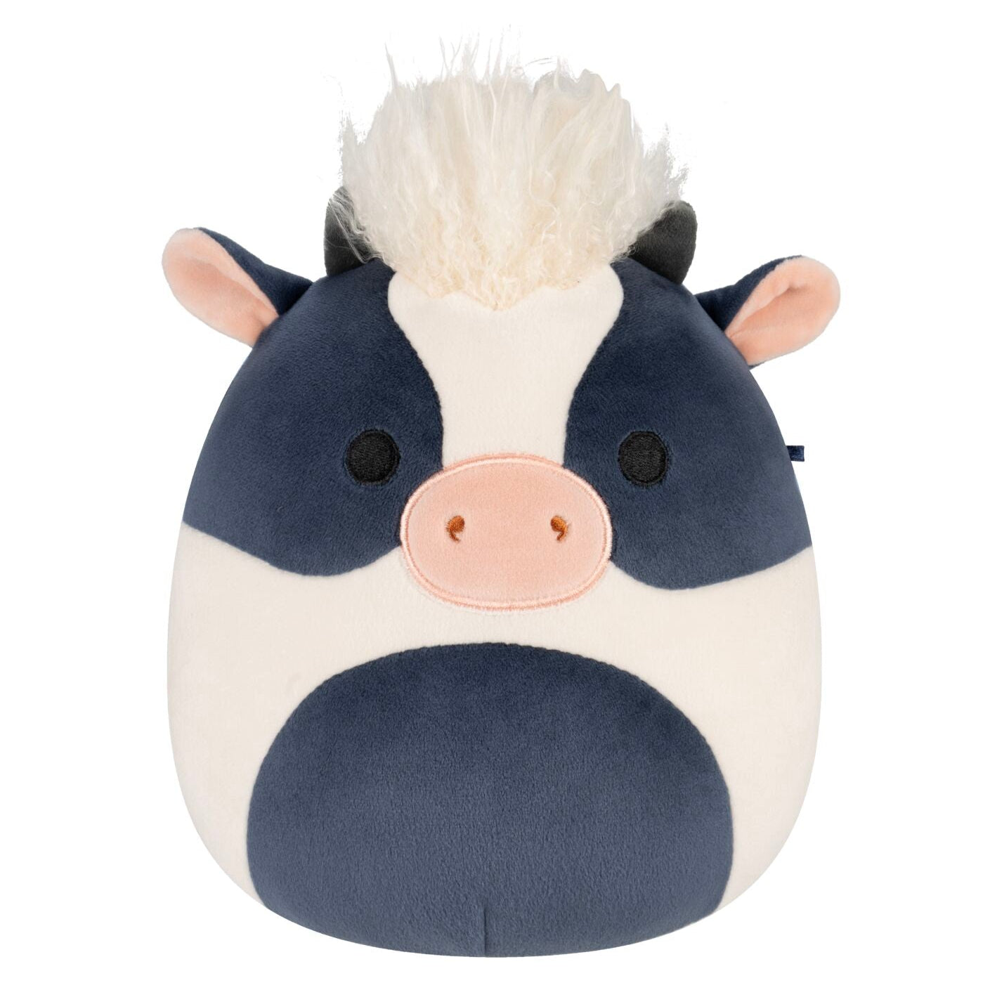 Squishmallows 8" Dill the Black and White Cow with Shaggy Hair | Jazwares