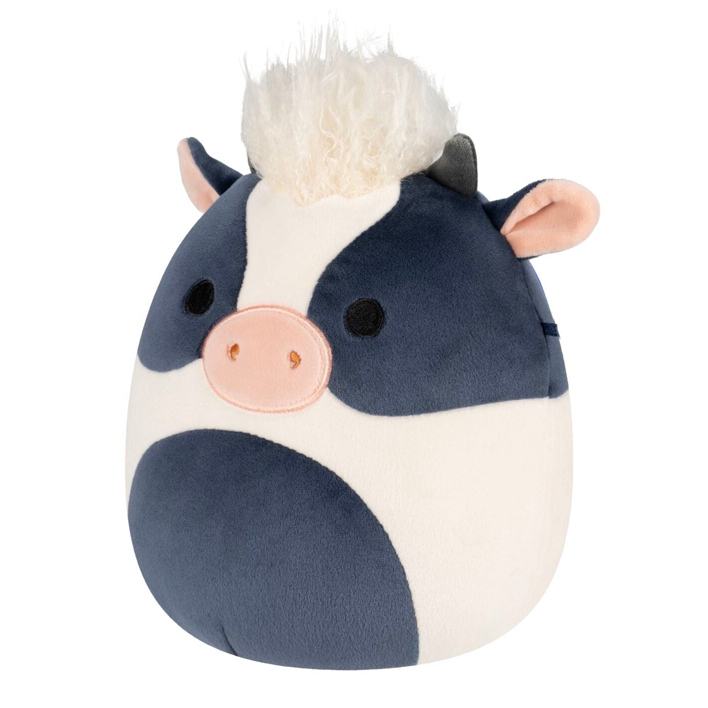 Squishmallows 8" Dill the Black and White Cow with Shaggy Hair | Jazwares