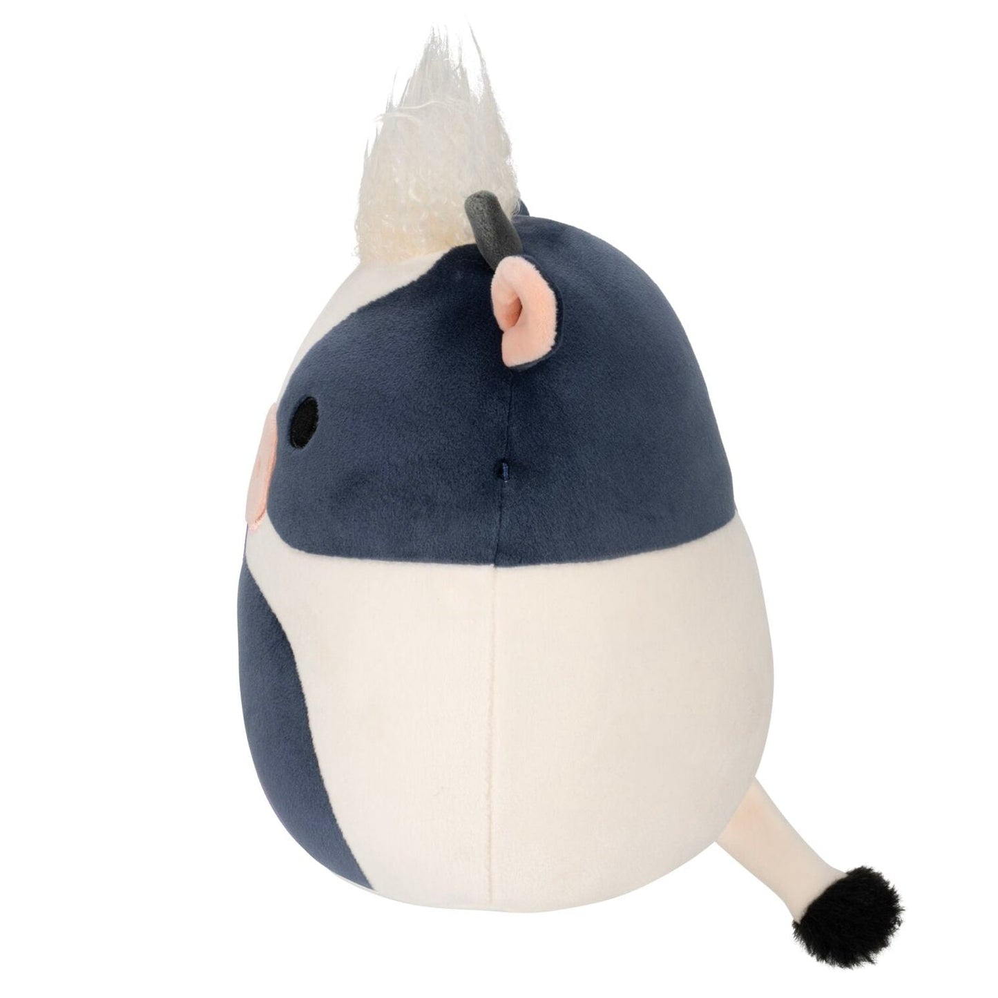 Squishmallows 8" Dill the Black and White Cow with Shaggy Hair | Jazwares