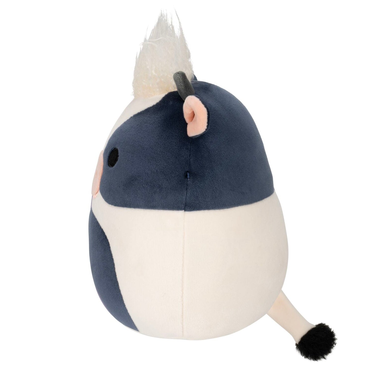 Squishmallows 8" Dill the Black and White Cow with Shaggy Hair | Jazwares