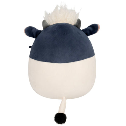 Squishmallows 8" Dill the Black and White Cow with Shaggy Hair | Jazwares