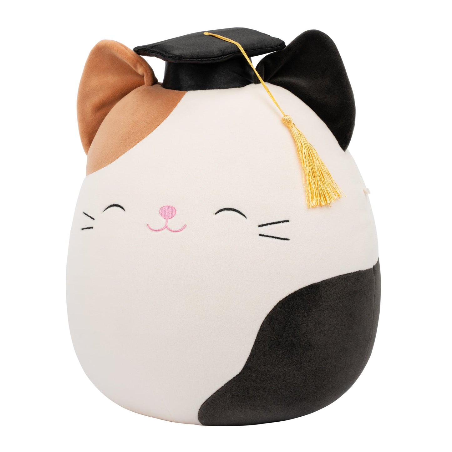 Squishmallows 12" Cam the Calico Cat in Graduation Cap | Jazwares