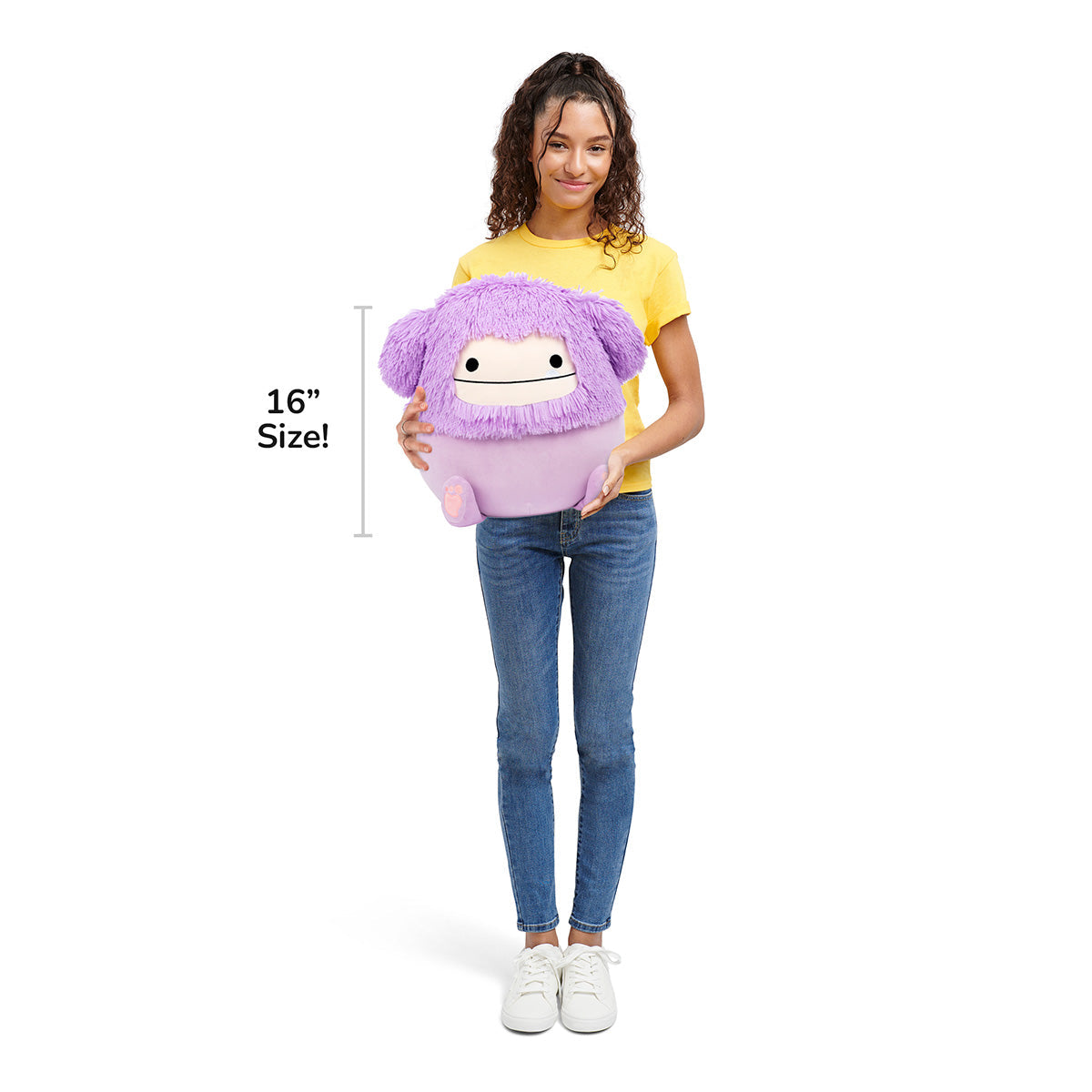 Squishmallows 16" Dilka the Lavender Bigfoot | Jazwares