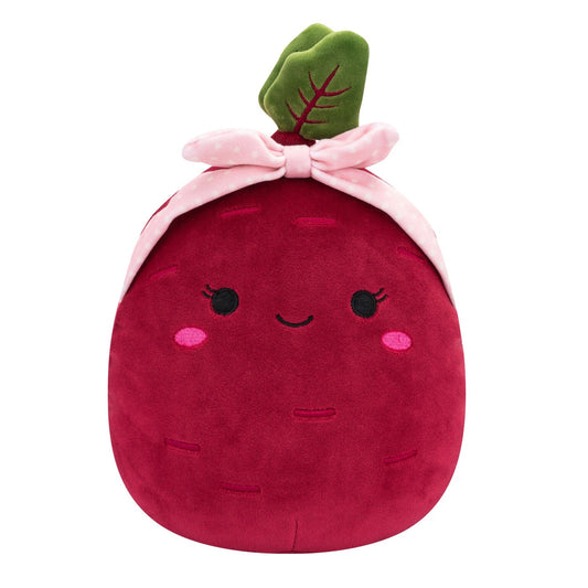Squishmallows Claudia the Purple Beet with Pink Headband| Jazwares