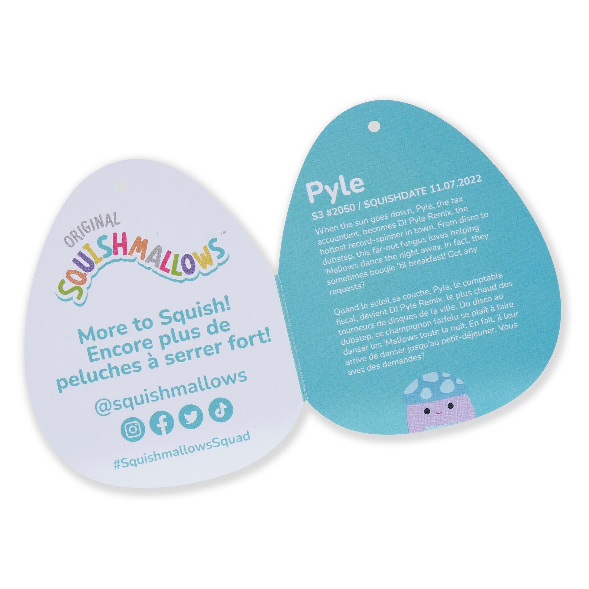 Squishmallows 20" Pyle the Mushroom | Jazwares