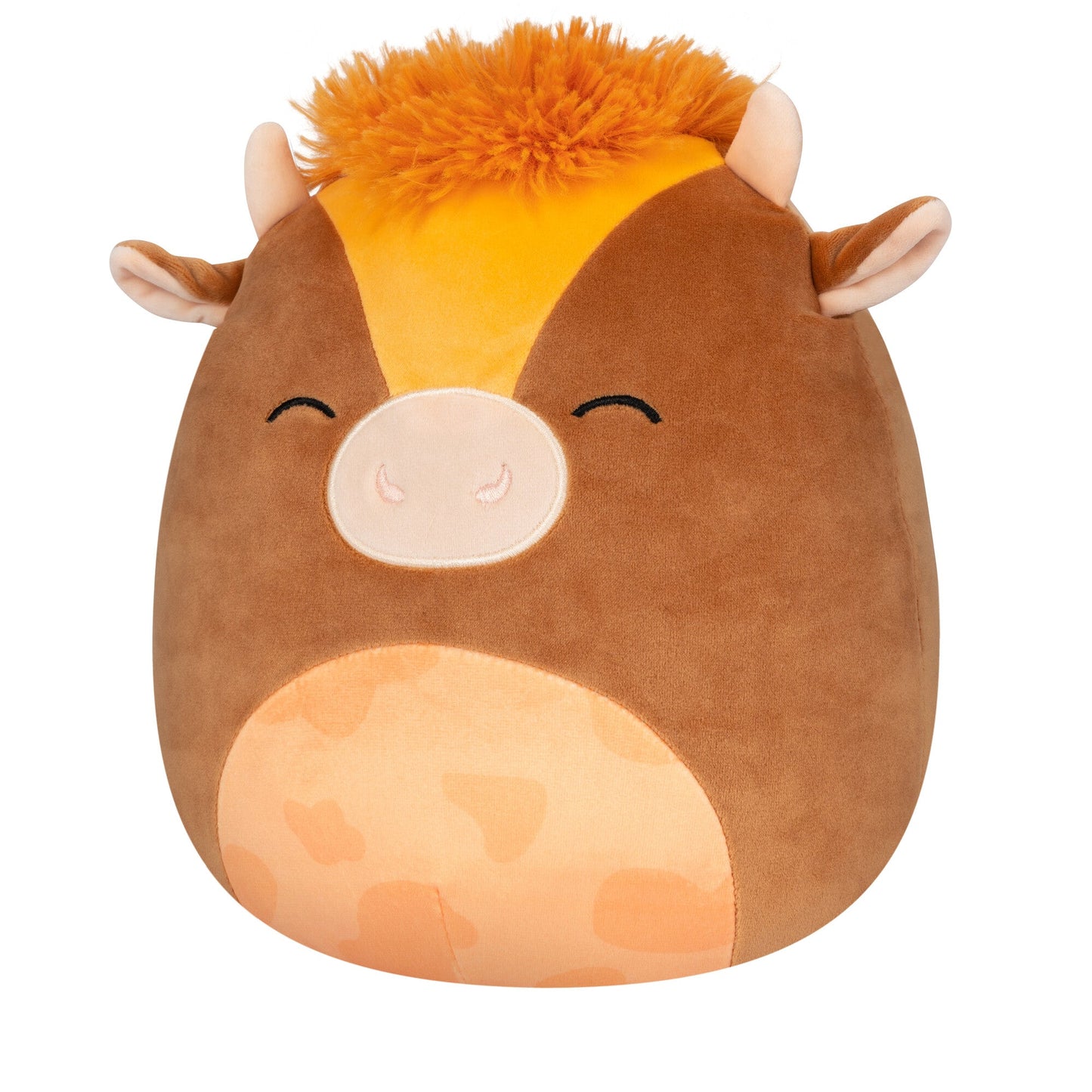Squishmallows 10" Quinick the Dark Brown Spotted Cow | Jazwares