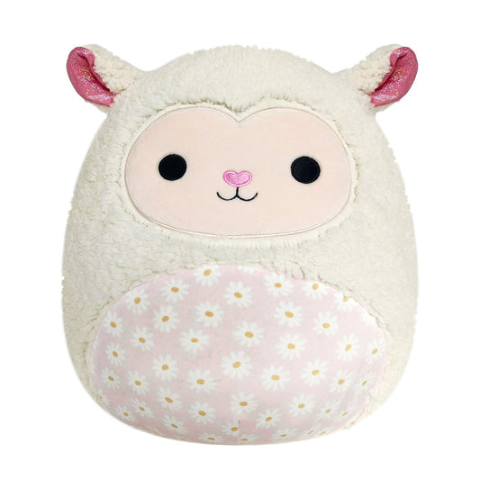 Squishmallows 14" Sophie the Cream Lamb with Daisy Flower Belly | Jazwares